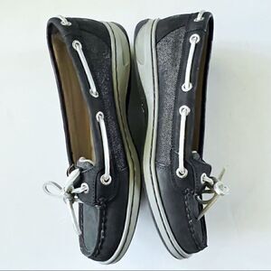 Sperry topsider leather sparkle deck shoes loafers